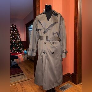 London Fog 1970’s Charcoal Trench Coat